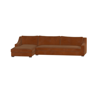 Louis Sectional Sofa — Low-Profile Modular Corner Layout