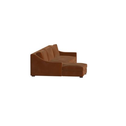 Louis Sectional Sofa — Low-Profile Modular Corner Layout