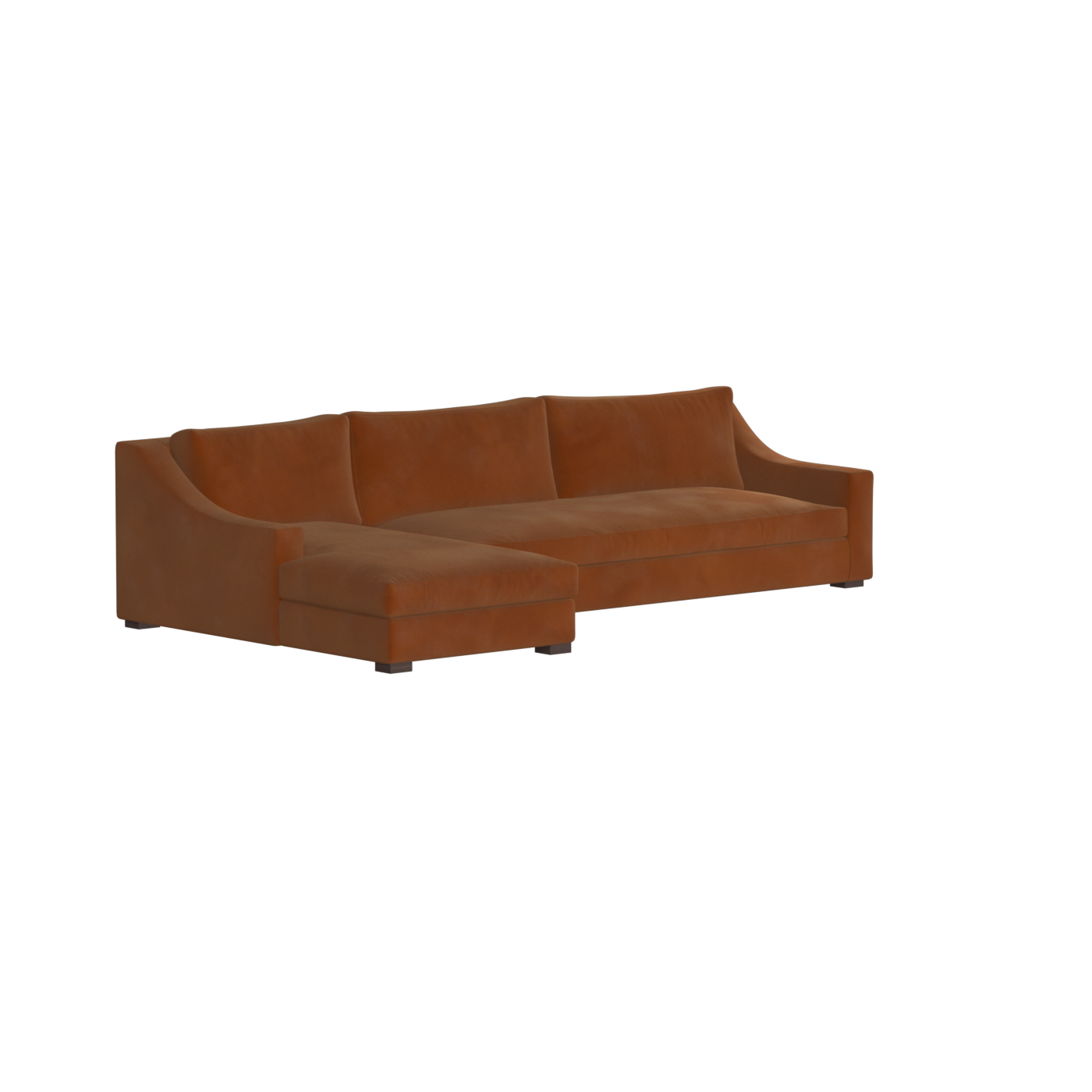 Louis Sectional Sofa — Low-Profile Modular Corner Layout