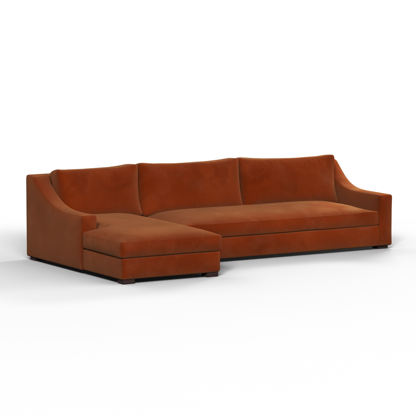 Louis Sectional Sofa — Low-Profile Modular Corner Layout