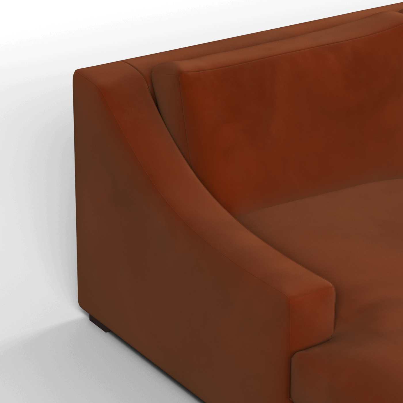 Louis Sectional Sofa — Low-Profile Modular Corner Layout