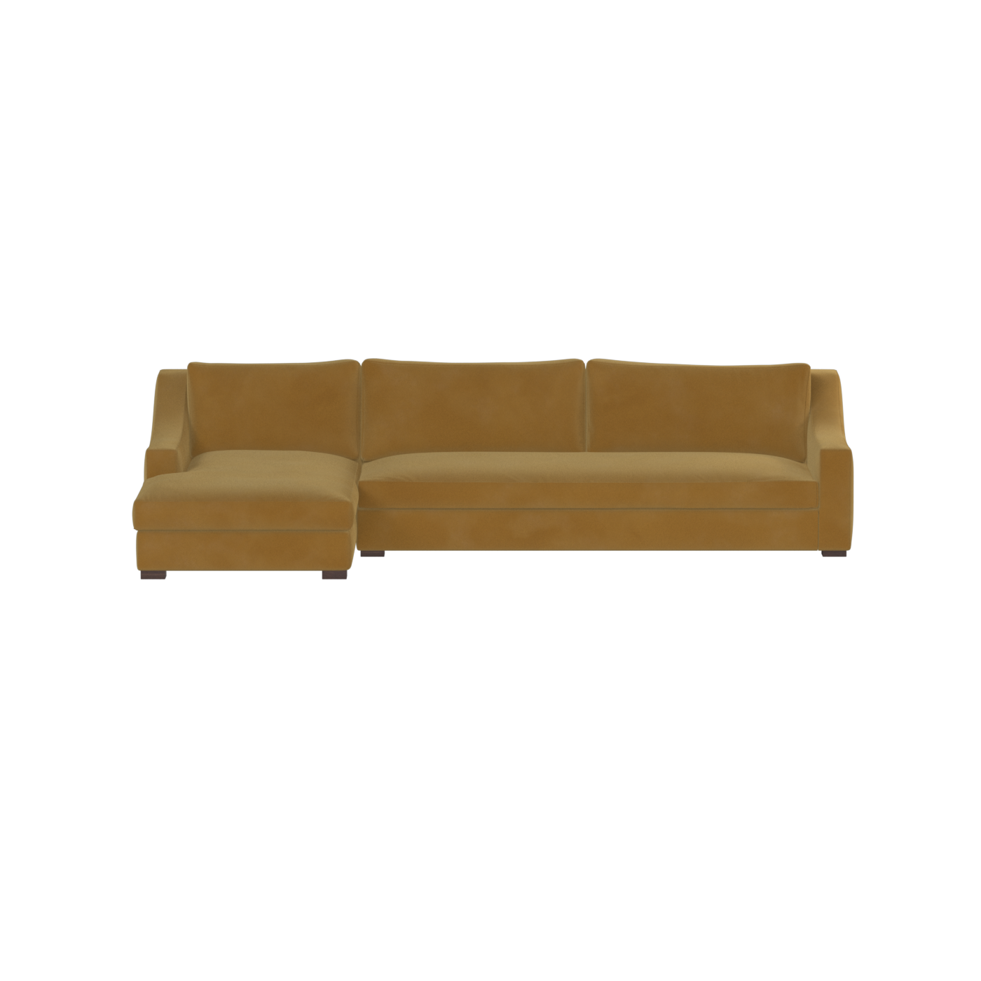 Louis Sectional Sofa — Low-Profile Modular Corner Layout