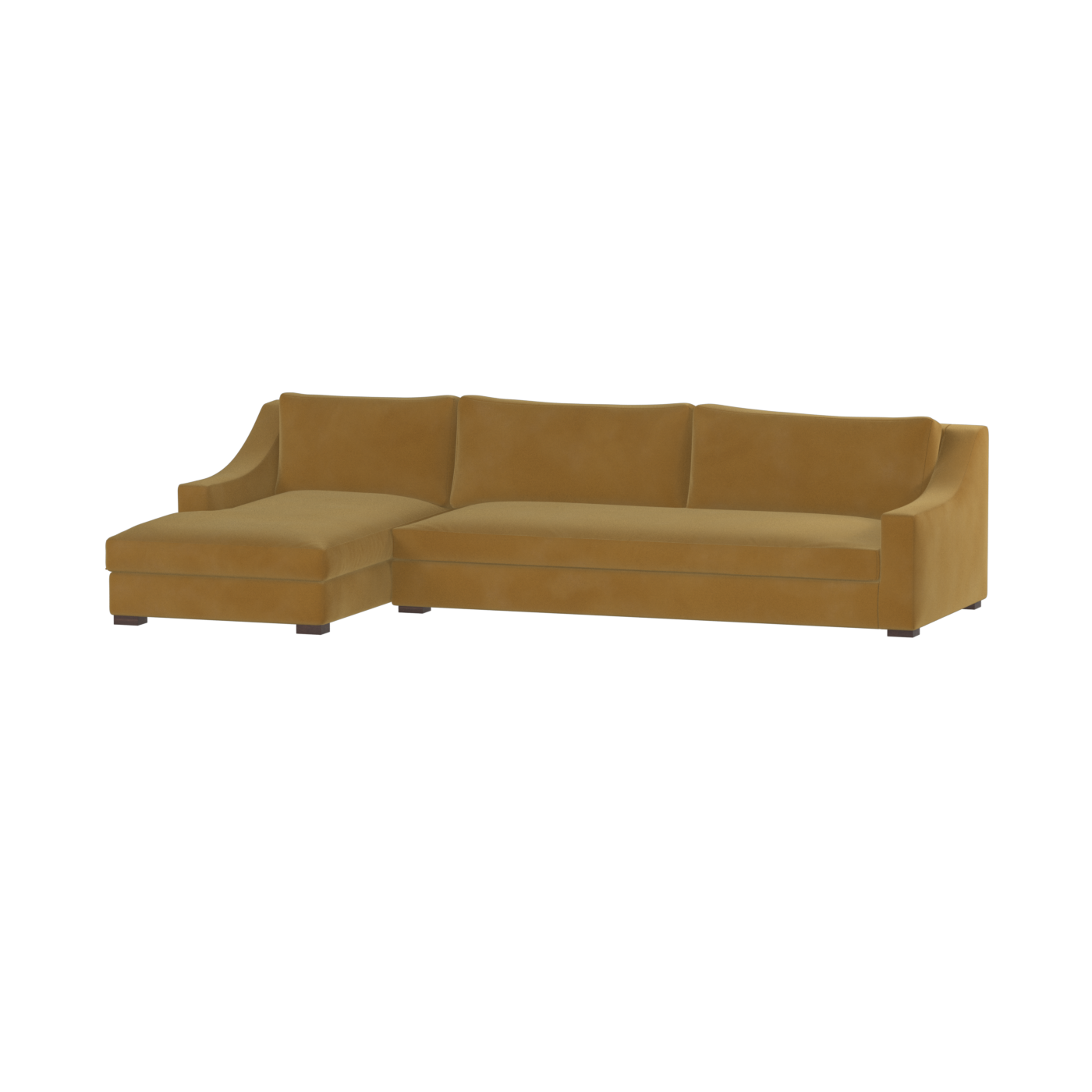 Louis Sectional Sofa — Low-Profile Modular Corner Layout