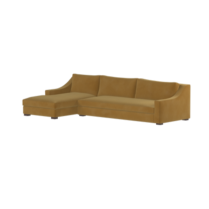 Louis Sectional Sofa — Low-Profile Modular Corner Layout