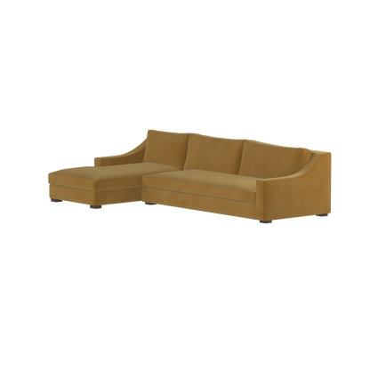 Louis Sectional Sofa — Low-Profile Modular Corner Layout