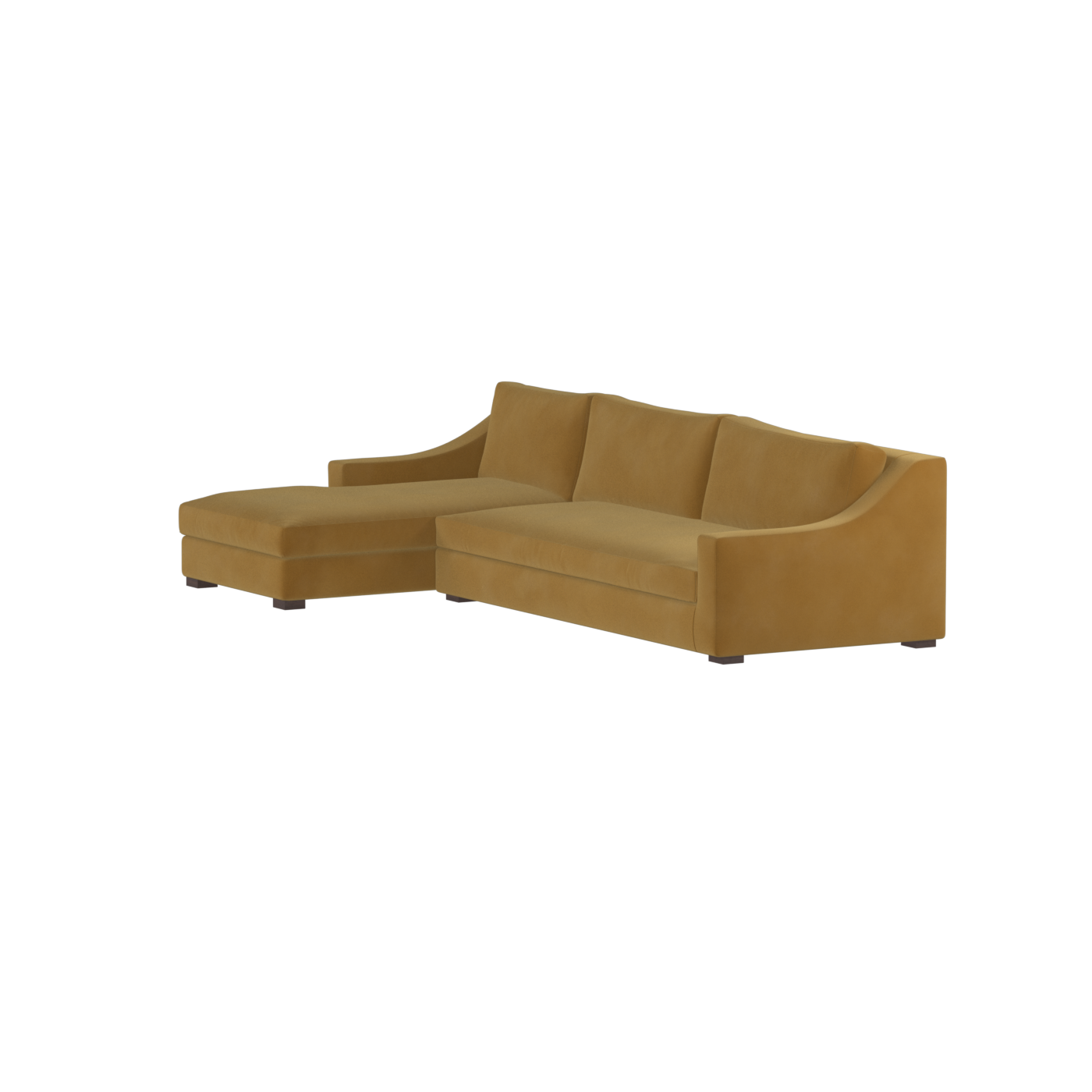 Louis Sectional Sofa — Low-Profile Modular Corner Layout