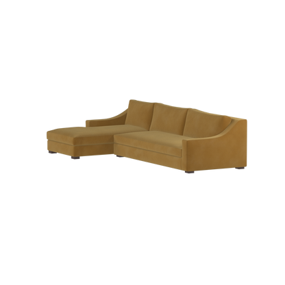 Louis Sectional Sofa — Low-Profile Modular Corner Layout