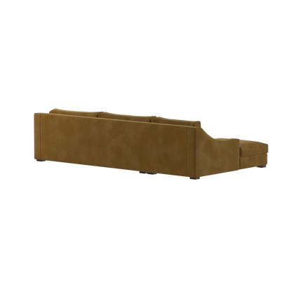 Louis Sectional Sofa — Low-Profile Modular Corner Layout