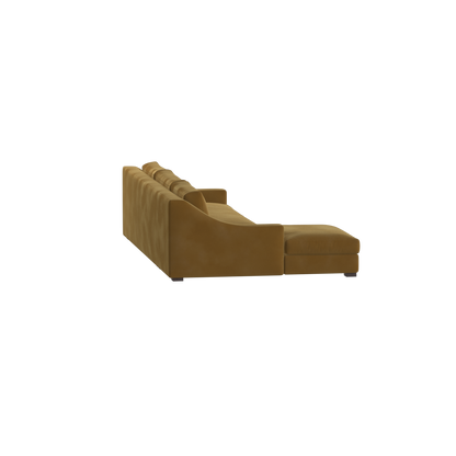 Louis Sectional Sofa — Low-Profile Modular Corner Layout