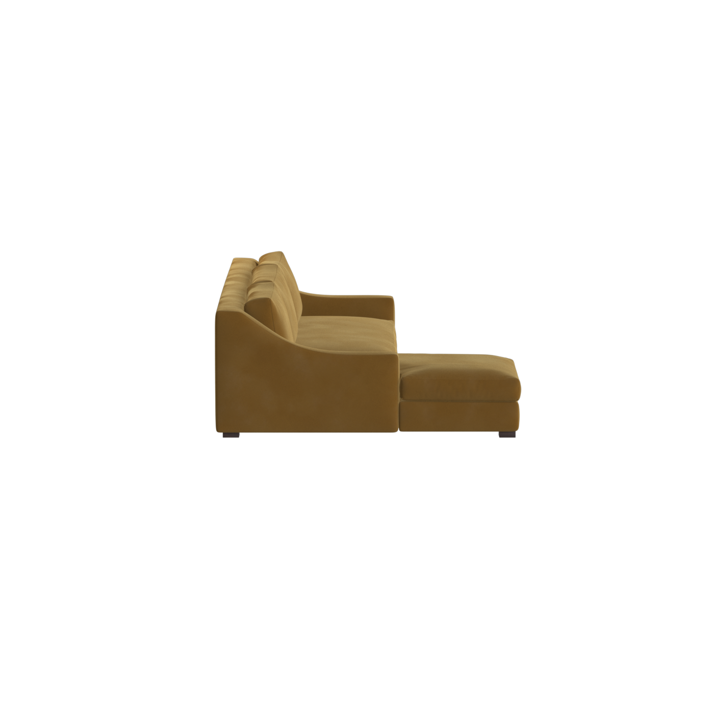 Louis Sectional Sofa — Low-Profile Modular Corner Layout