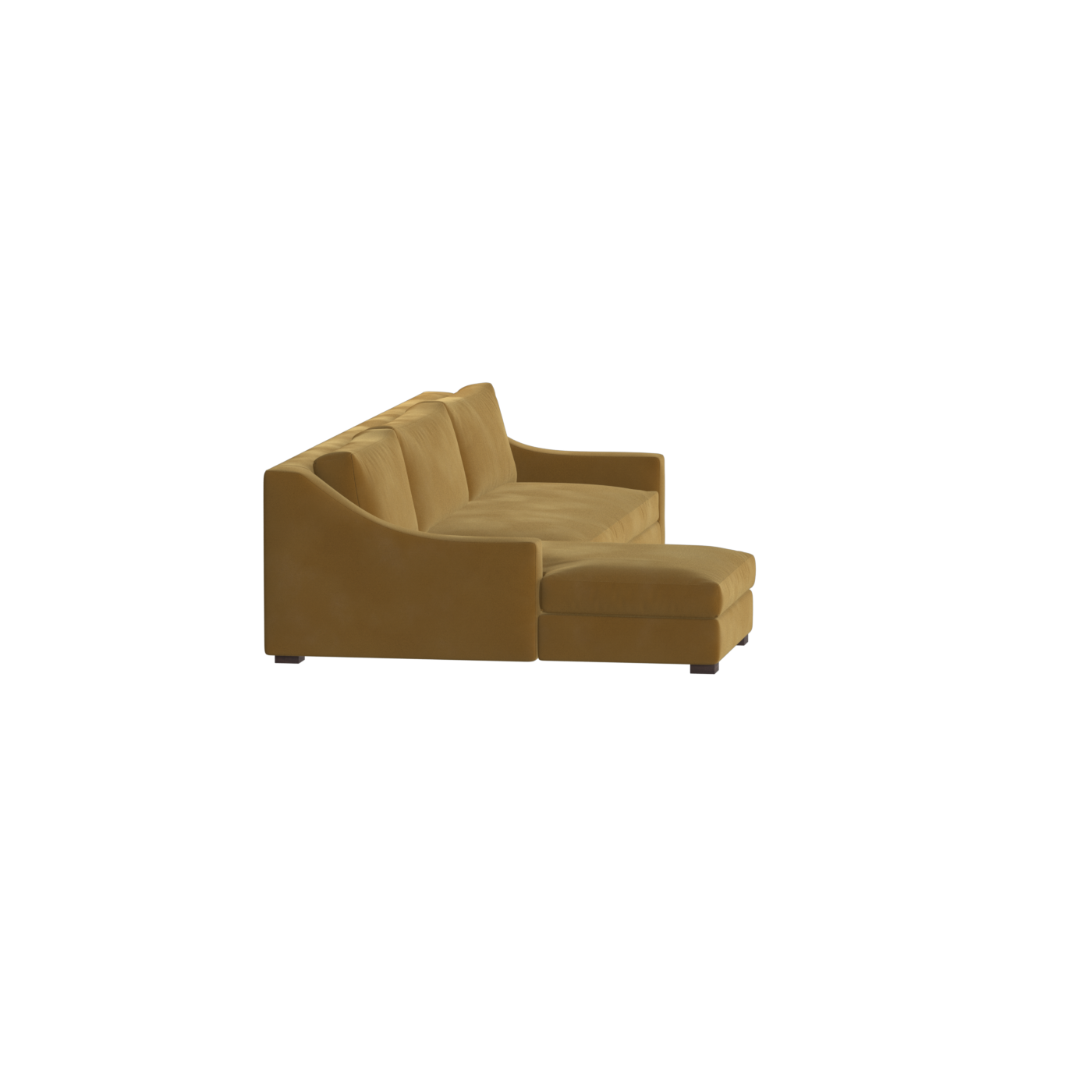 Louis Sectional Sofa — Low-Profile Modular Corner Layout