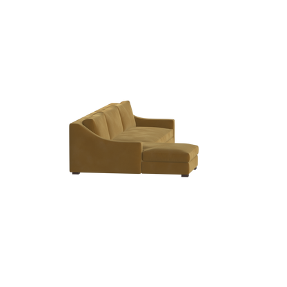 Louis Sectional Sofa — Low-Profile Modular Corner Layout