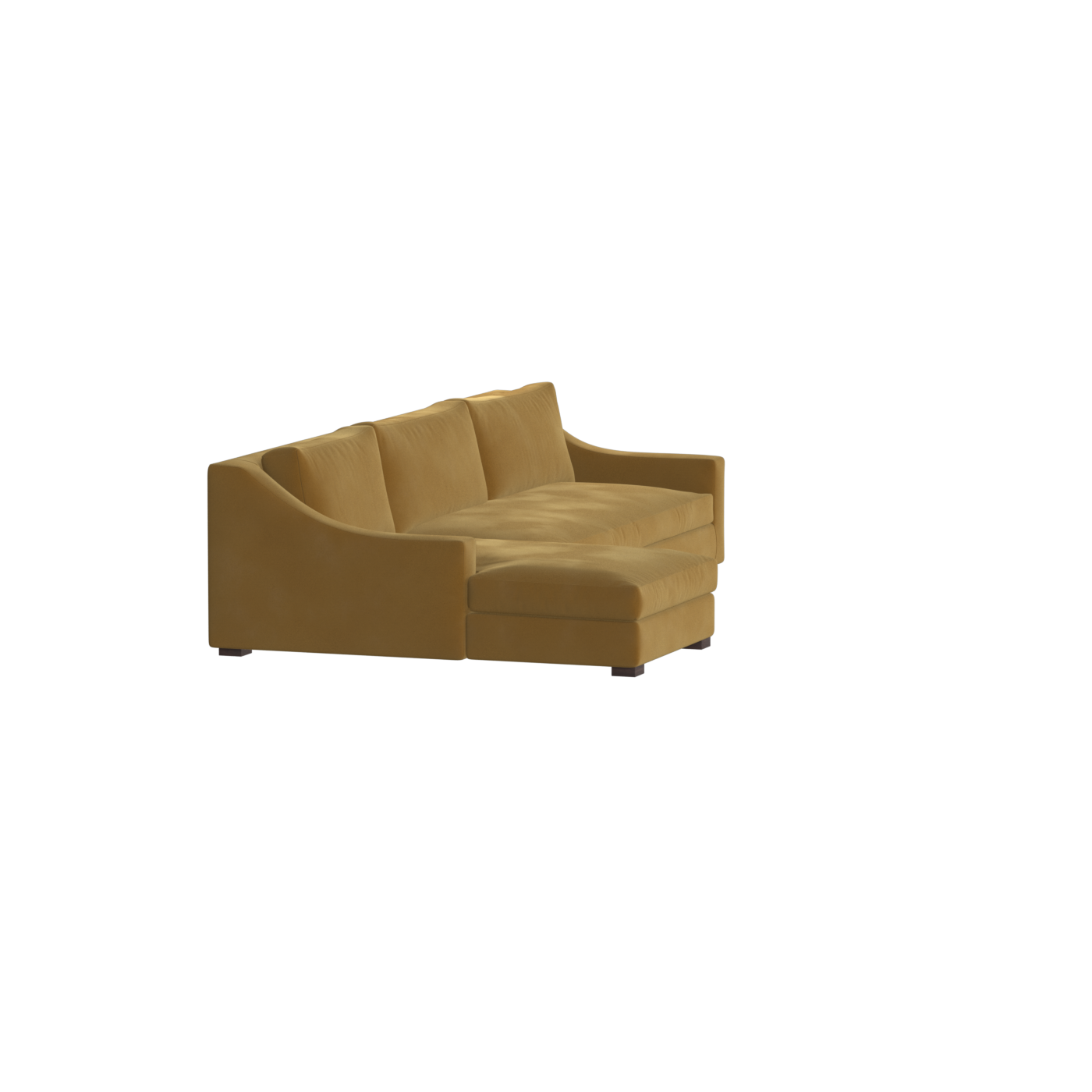 Louis Sectional Sofa — Low-Profile Modular Corner Layout