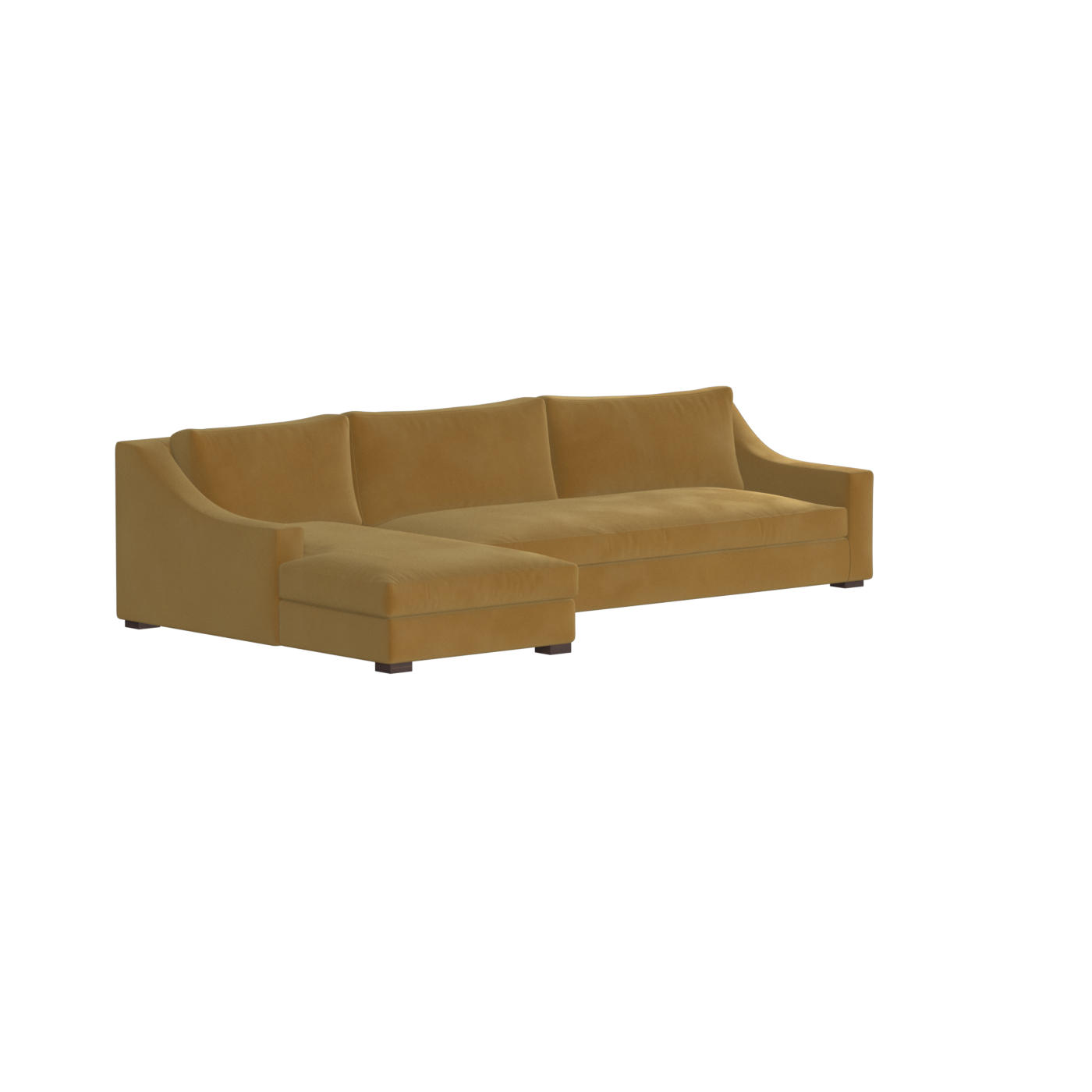 Louis Sectional Sofa — Low-Profile Modular Corner Layout