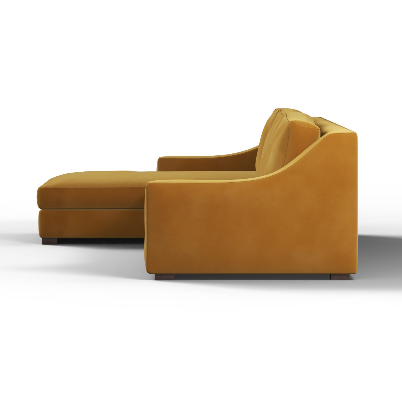 Louis Sectional Sofa — Low-Profile Modular Corner Layout