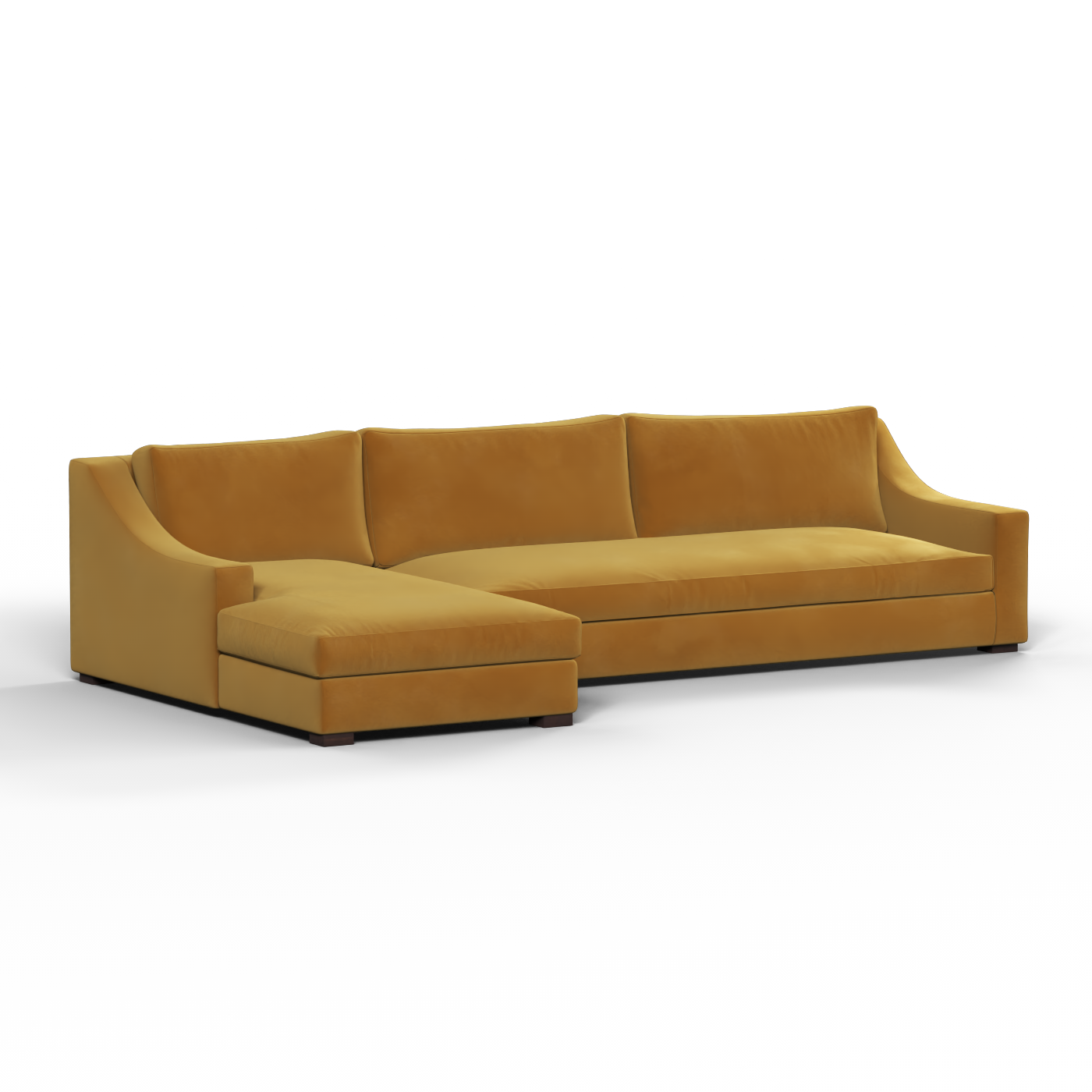 Louis Sectional Sofa — Low-Profile Modular Corner Layout
