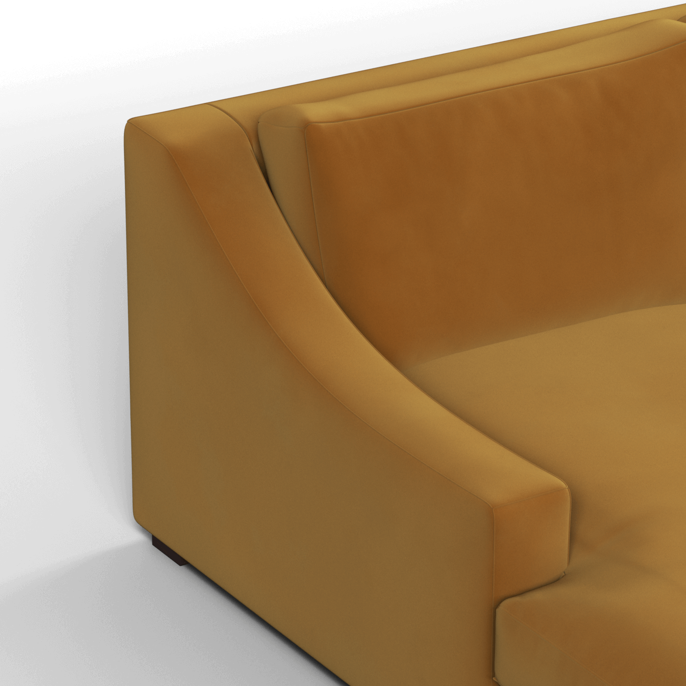 Louis Sectional Sofa — Low-Profile Modular Corner Layout