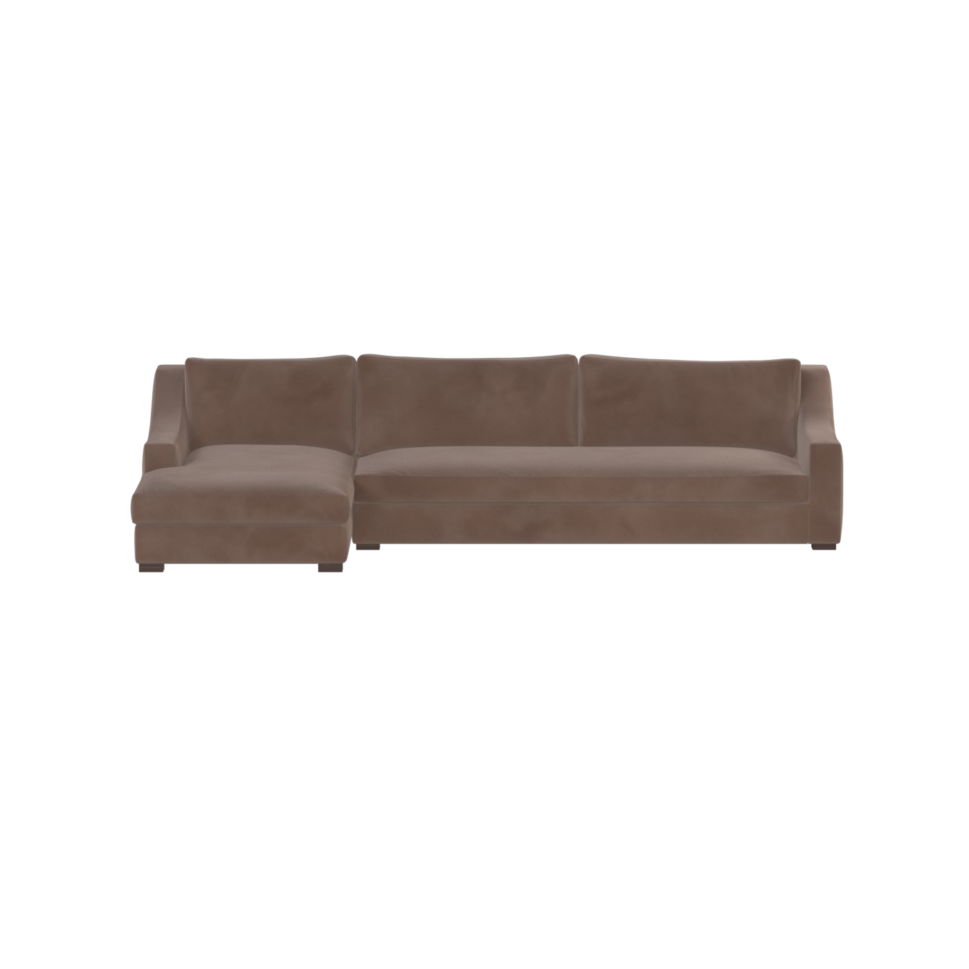 Louis Sectional Sofa — Low-Profile Modular Corner Layout