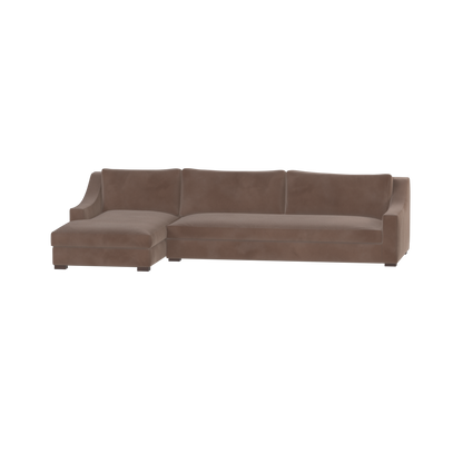 Louis Sectional Sofa — Low-Profile Modular Corner Layout