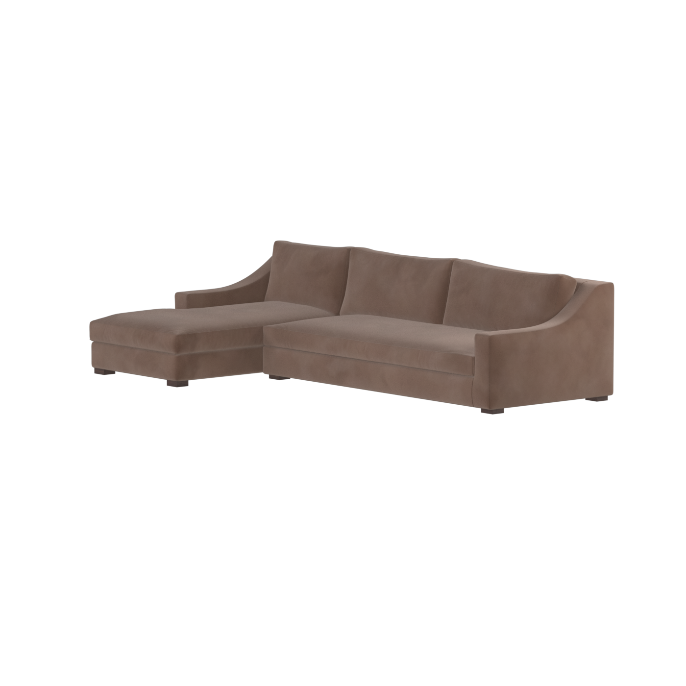 Louis Sectional Sofa — Low-Profile Modular Corner Layout