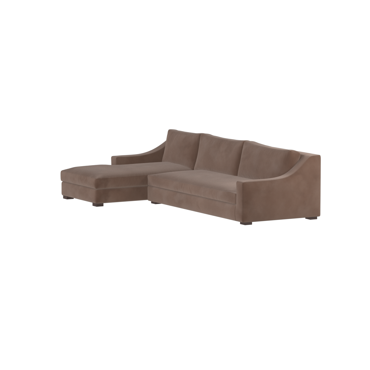 Louis Sectional Sofa — Low-Profile Modular Corner Layout