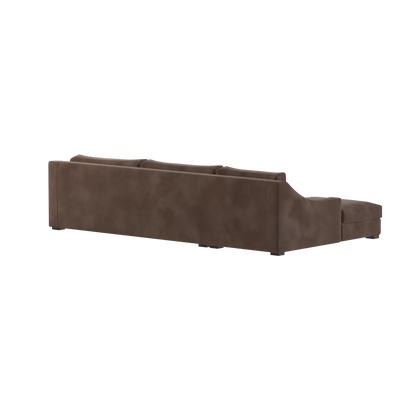 Louis Sectional Sofa — Low-Profile Modular Corner Layout