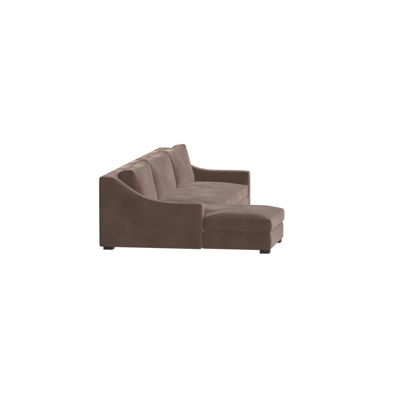 Louis Sectional Sofa — Low-Profile Modular Corner Layout