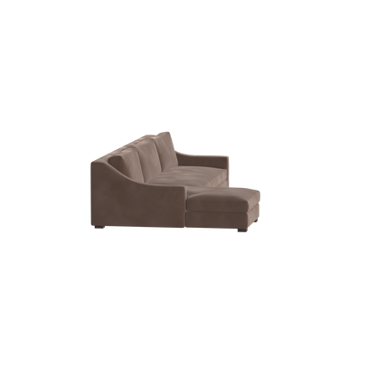 Louis Sectional Sofa — Low-Profile Modular Corner Layout