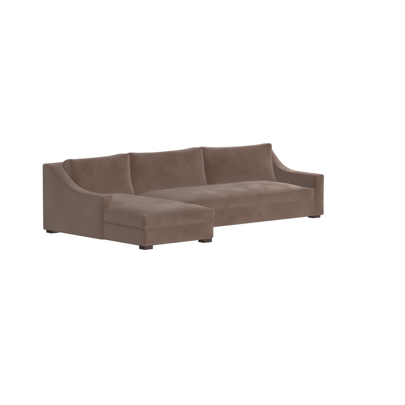 Louis Sectional Sofa — Low-Profile Modular Corner Layout