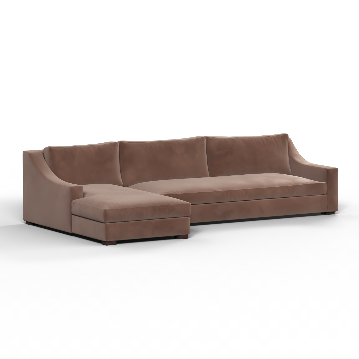 Louis Sectional Sofa — Low-Profile Modular Corner Layout