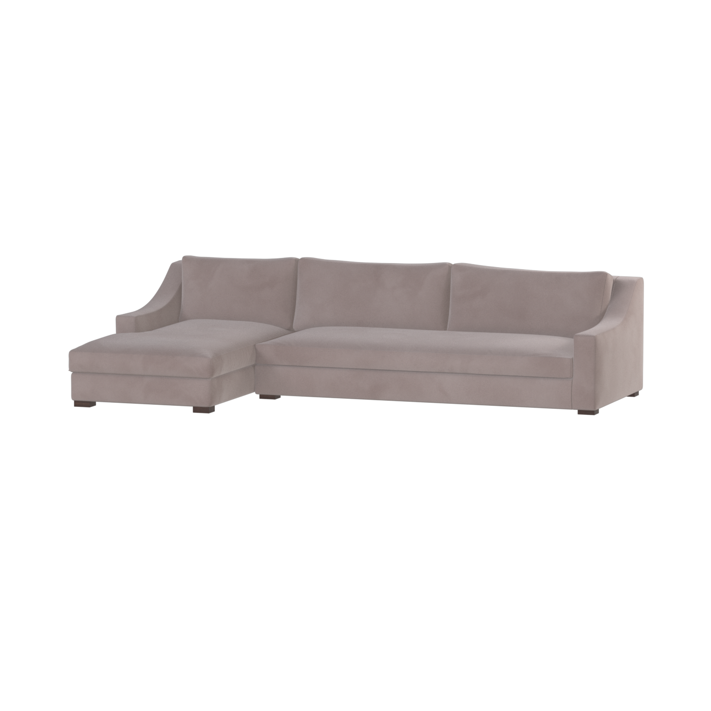 Louis Sectional Sofa — Low-Profile Modular Corner Layout
