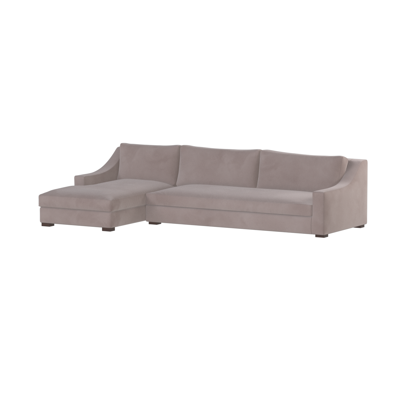 Louis Sectional Sofa — Low-Profile Modular Corner Layout