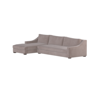 Louis Sectional Sofa — Low-Profile Modular Corner Layout