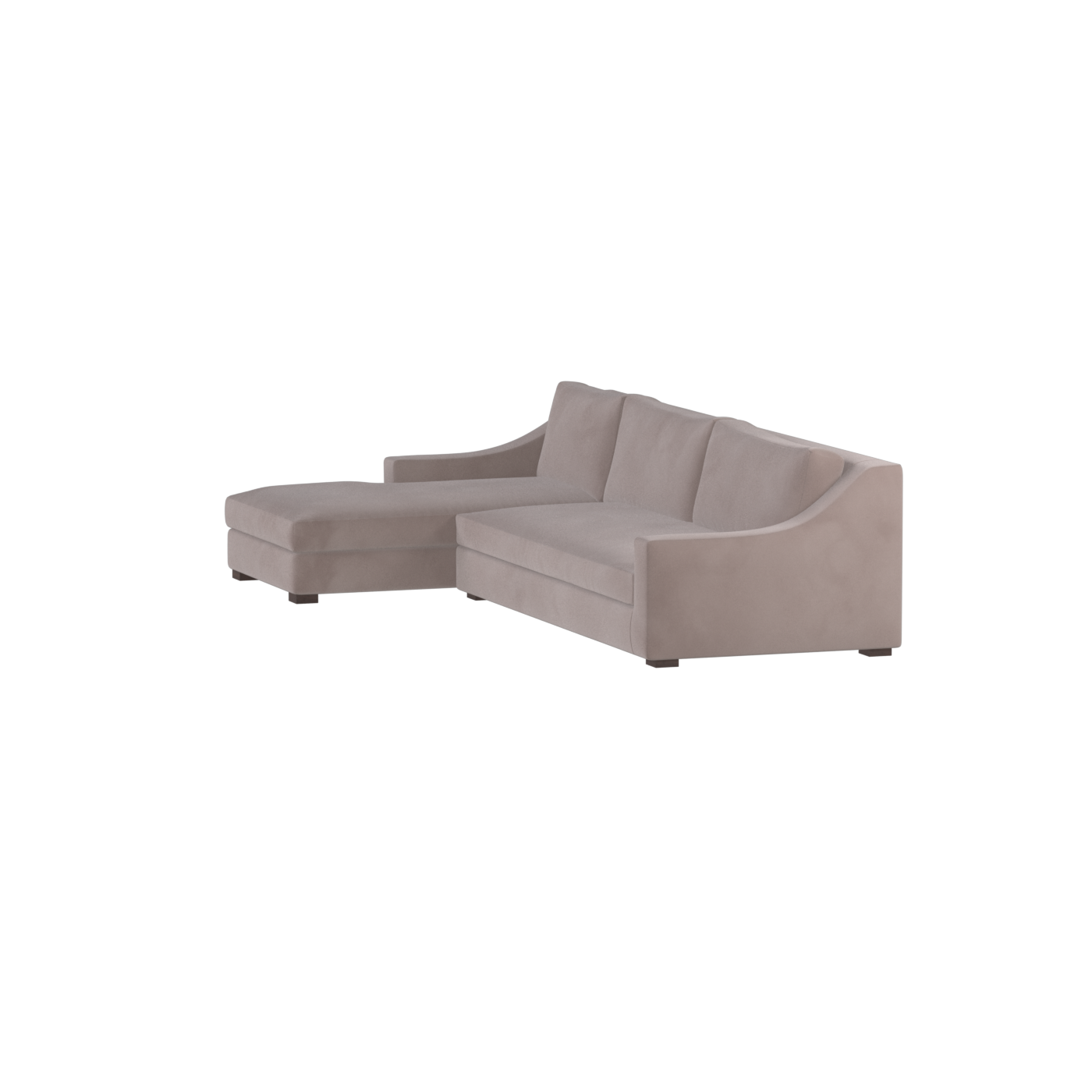 Louis Sectional Sofa — Low-Profile Modular Corner Layout