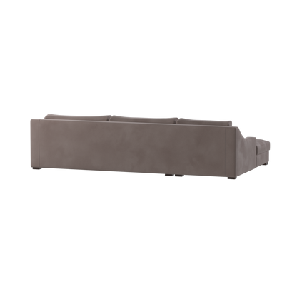 Louis Sectional Sofa — Low-Profile Modular Corner Layout