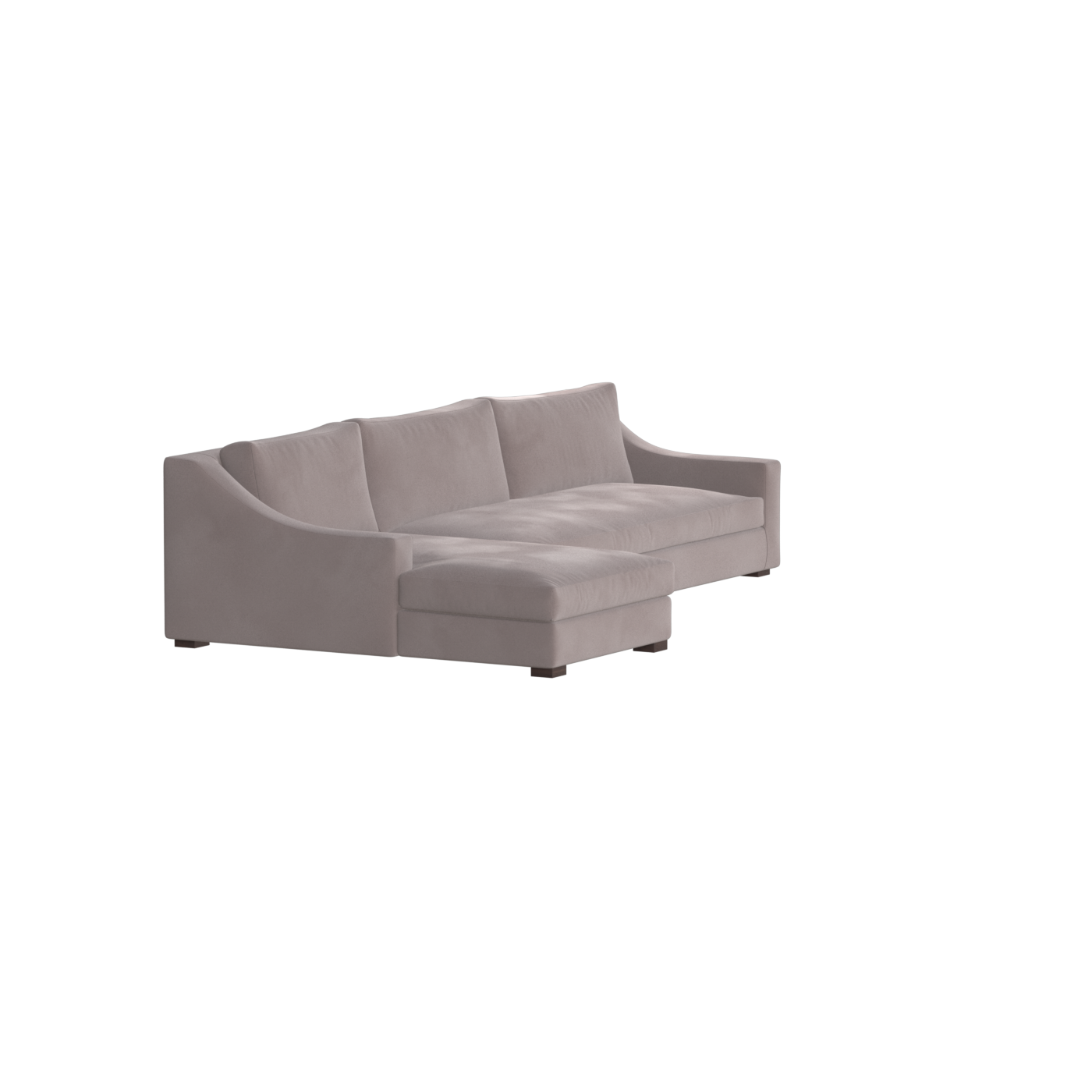 Louis Sectional Sofa — Low-Profile Modular Corner Layout