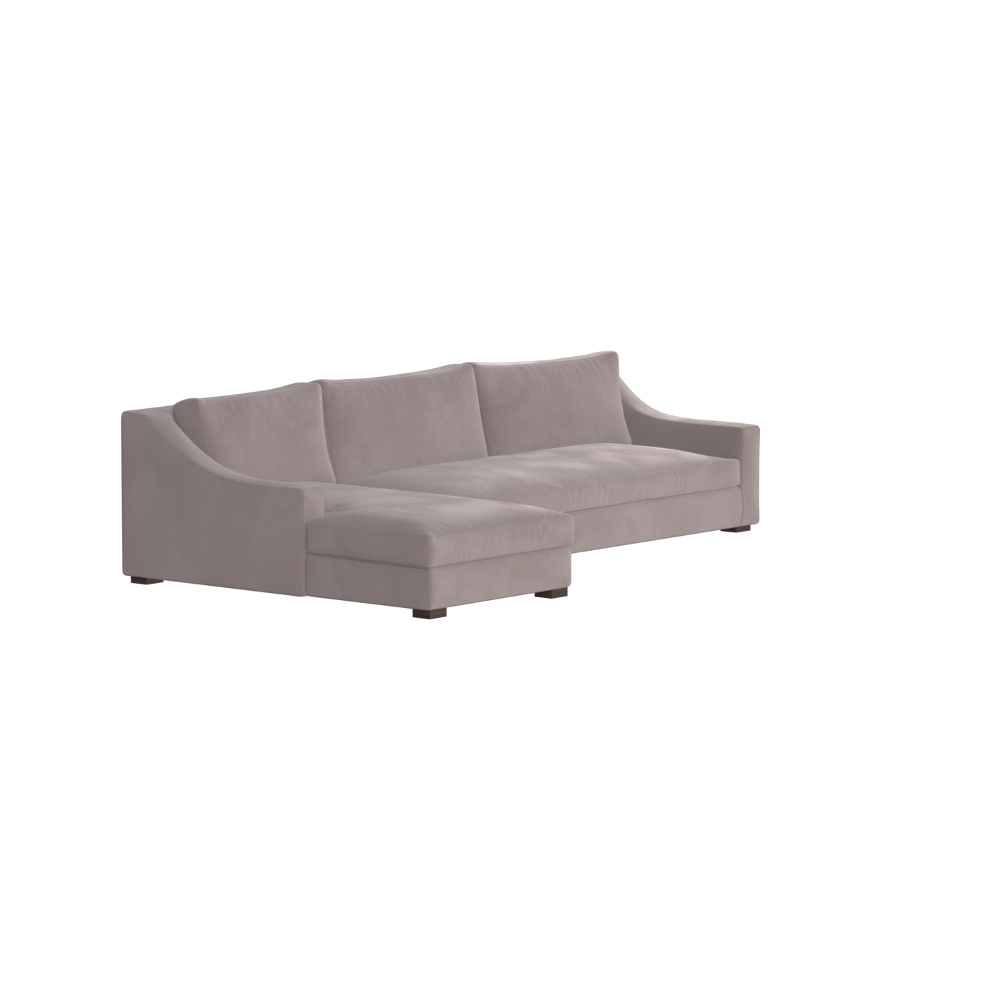 Louis Sectional Sofa — Low-Profile Modular Corner Layout
