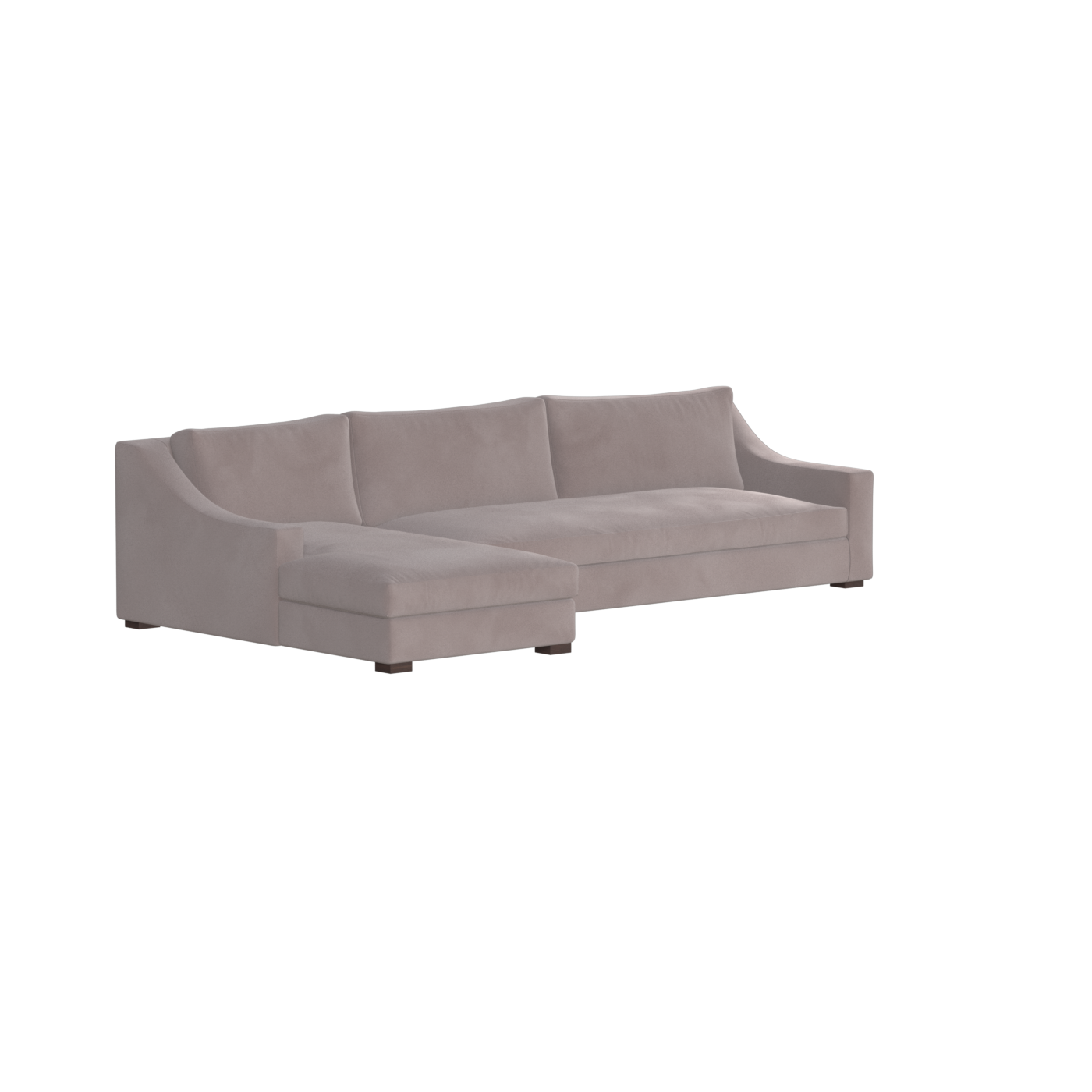 Louis Sectional Sofa — Low-Profile Modular Corner Layout