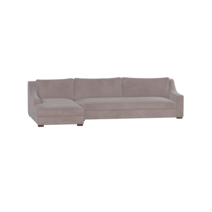 Louis Sectional Sofa — Low-Profile Modular Corner Layout