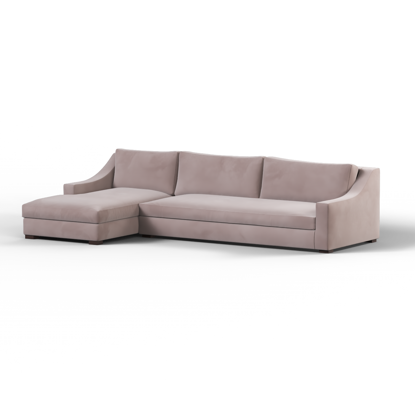 Louis Sectional Sofa — Low-Profile Modular Corner Layout