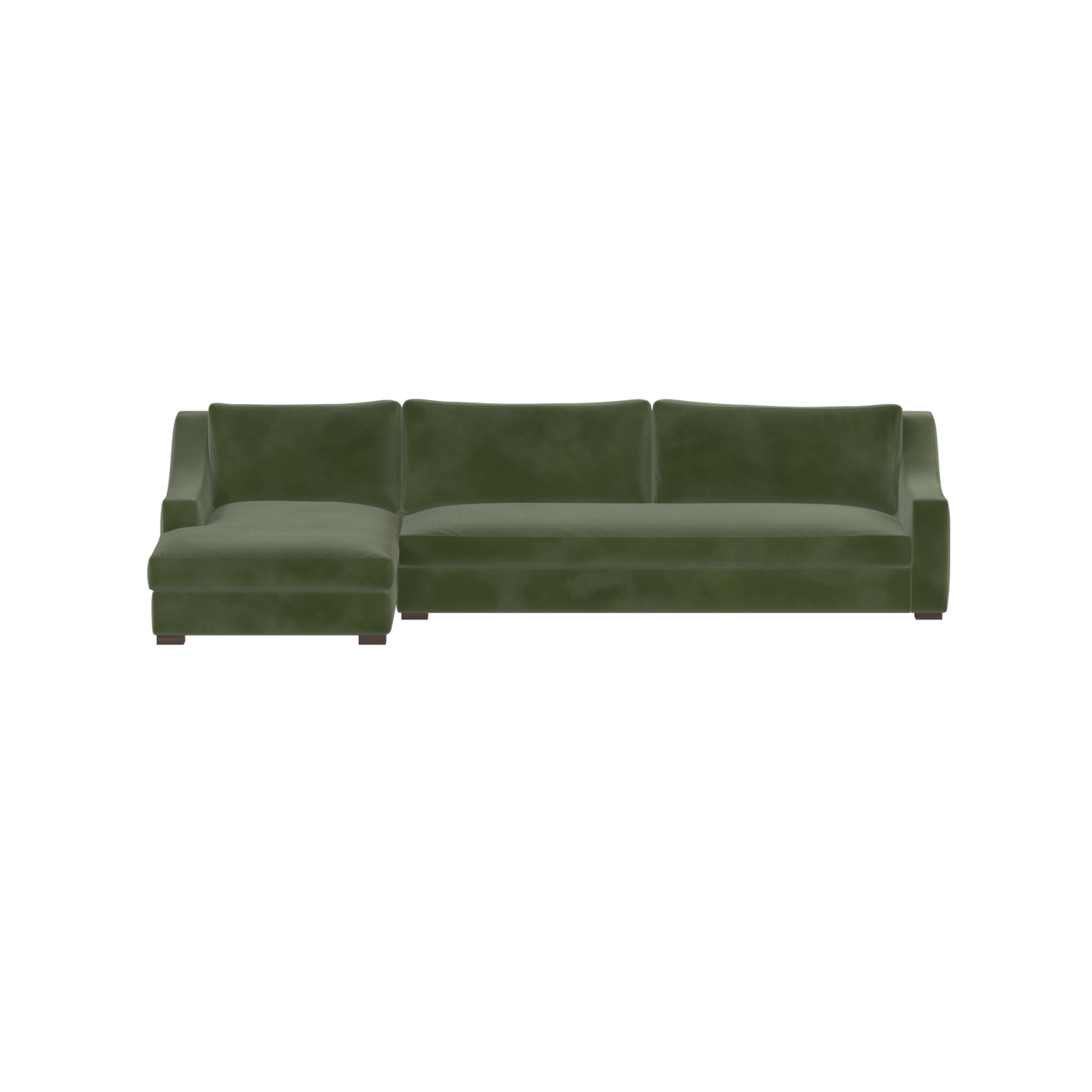 Louis Sectional Sofa — Low-Profile Modular Corner Layout