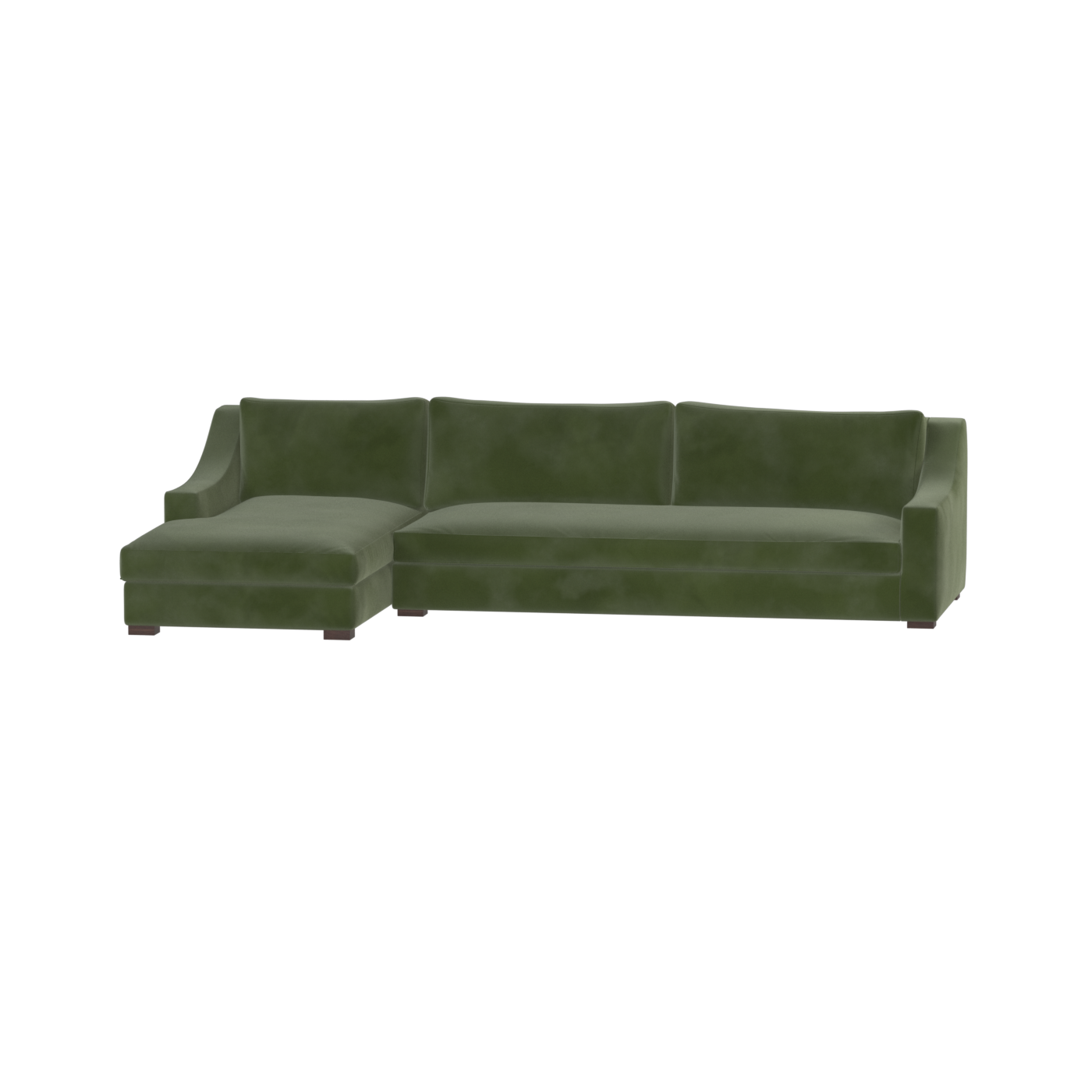 Louis Sectional Sofa — Low-Profile Modular Corner Layout