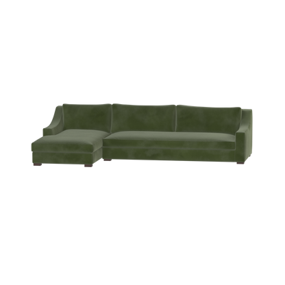 Louis Sectional Sofa — Low-Profile Modular Corner Layout