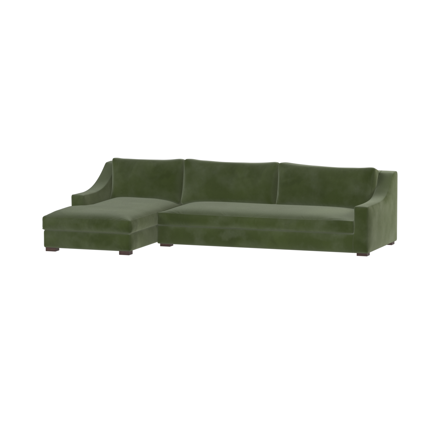 Louis Sectional Sofa — Low-Profile Modular Corner Layout