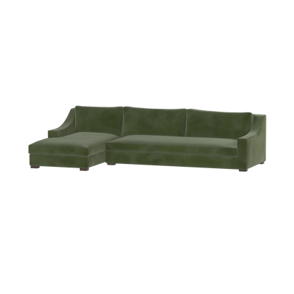 Louis Sectional Sofa — Low-Profile Modular Corner Layout