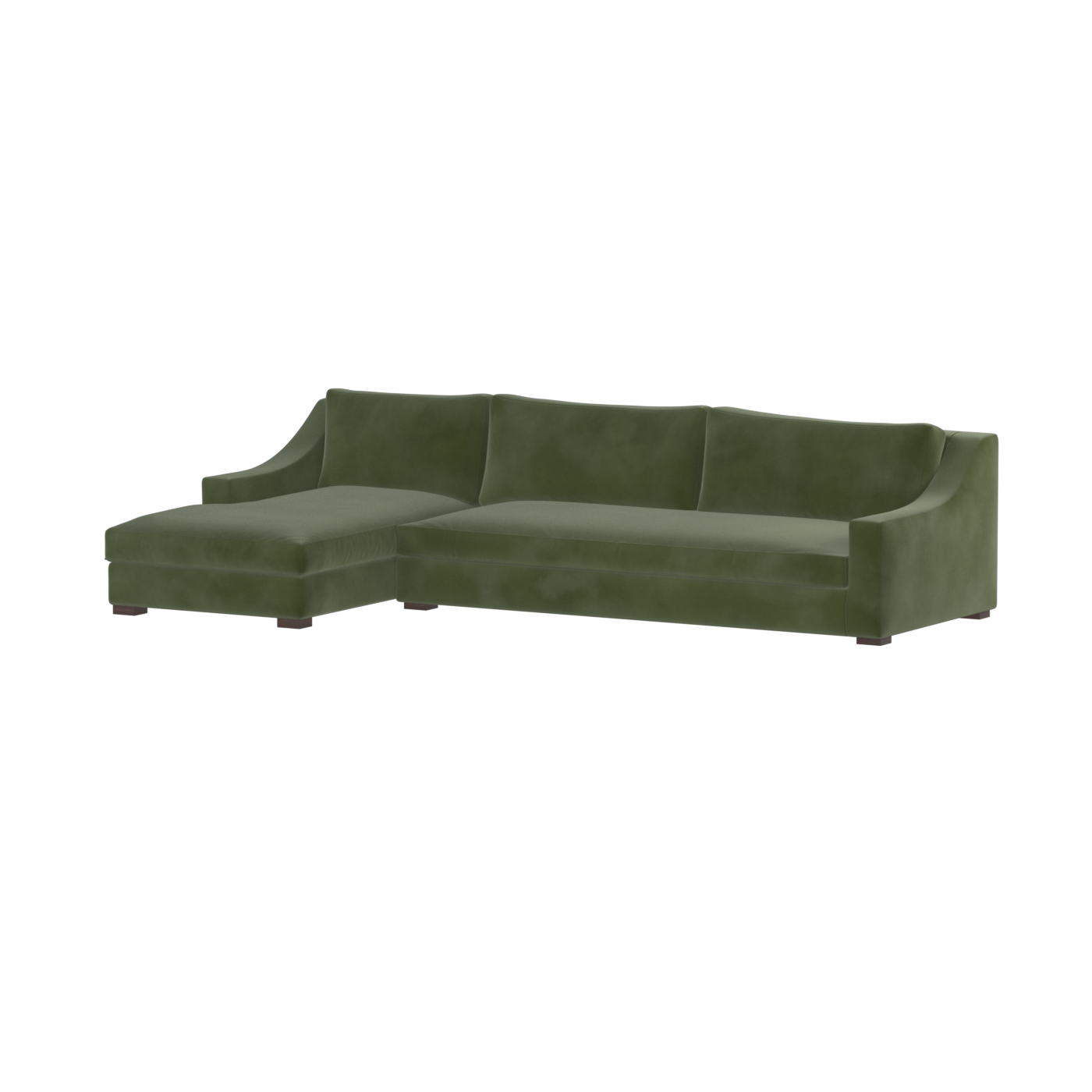 Louis Sectional Sofa — Low-Profile Modular Corner Layout