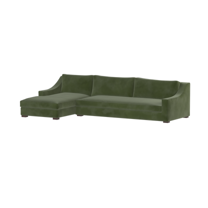 Louis Sectional Sofa — Low-Profile Modular Corner Layout