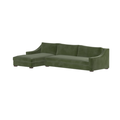 Louis Sectional Sofa — Low-Profile Modular Corner Layout