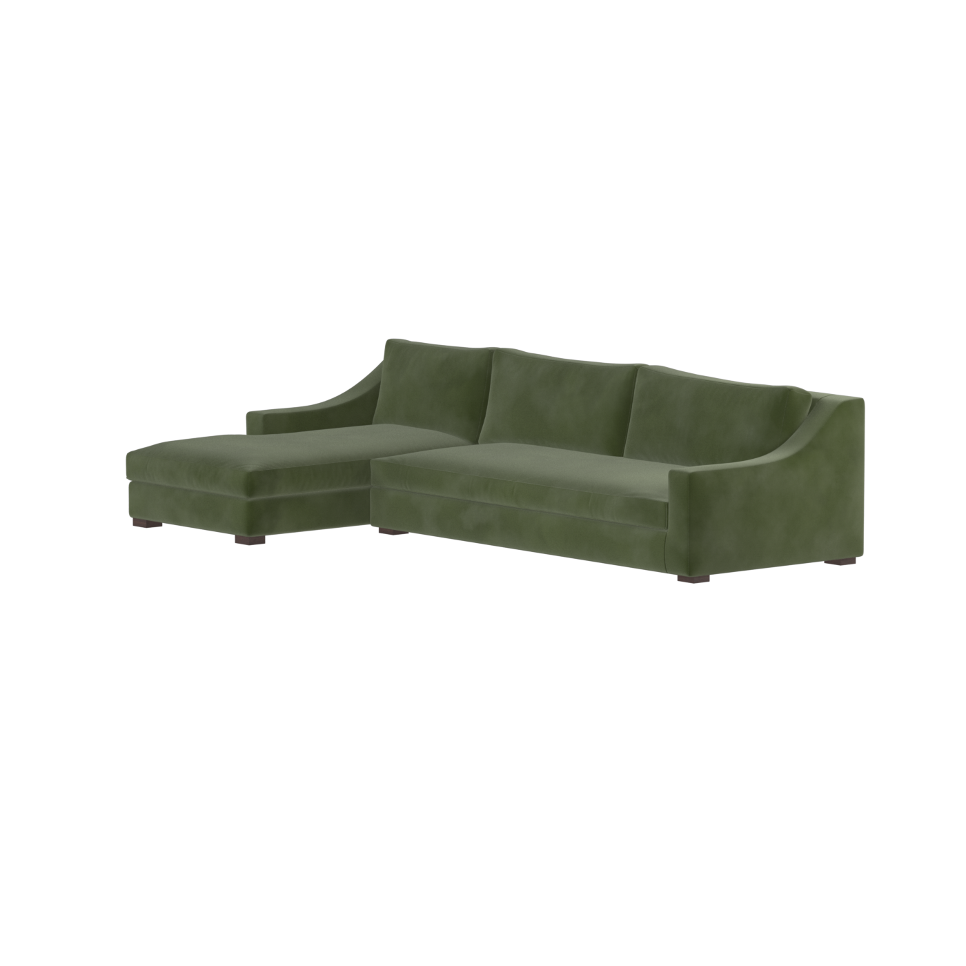 Louis Sectional Sofa — Low-Profile Modular Corner Layout