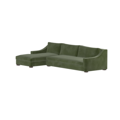 Louis Sectional Sofa — Low-Profile Modular Corner Layout